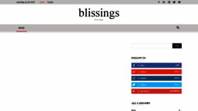 What Blissings.nl website looked like in 2019 (5 years ago)