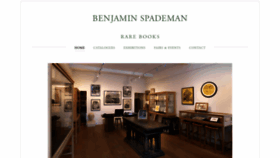 What Benjaminspademan.com website looked like in 2019 (5 years ago)