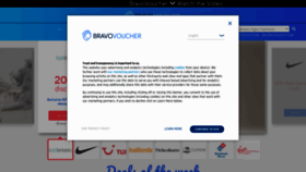 What Bravovoucher.co.uk website looked like in 2019 (5 years ago)