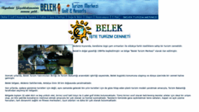 What Belek.info website looked like in 2019 (4 years ago)