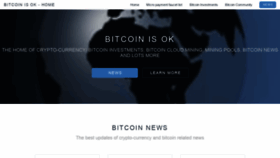 What Bitcoinisok.com website looked like in 2019 (4 years ago)
