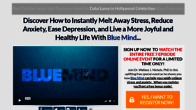 What Bluemindhealth.com website looked like in 2019 (4 years ago)