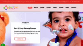 What Borntoparty.in website looked like in 2019 (4 years ago)