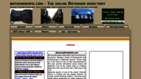 What Bathindainfo.com website looked like in 2019 (4 years ago)