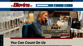 What Blevinsinc.com website looked like in 2019 (4 years ago)