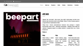 What Beepart.lt website looked like in 2019 (5 years ago)
