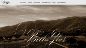 What Belleglos.com website looked like in 2019 (5 years ago)