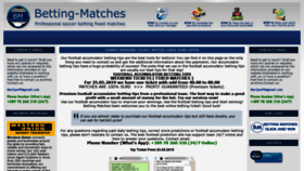 What Betting-matches.com website looked like in 2019 (4 years ago)
