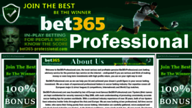 What Bet365-professional.com website looked like in 2019 (4 years ago)