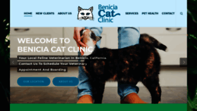 What Beniciacatclinic.com website looked like in 2019 (4 years ago)