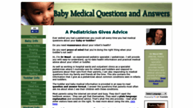 What Baby-medical-questions-and-answers.com website looked like in 2019 (4 years ago)