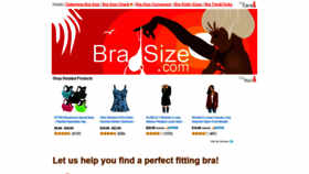 What Brasize.com website looked like in 2019 (4 years ago)