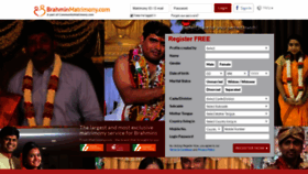 What Brahminmatrimony.com website looked like in 2019 (4 years ago)