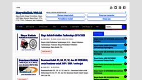 What Biayakuliah.web.id website looked like in 2019 (4 years ago)