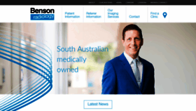 What Bensonradiology.com.au website looked like in 2019 (4 years ago)