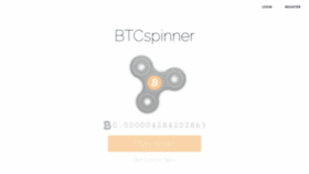 What Btcspinner.io website looked like in 2019 (4 years ago)