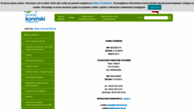 What Bip.powiat.konin.pl website looked like in 2019 (4 years ago)