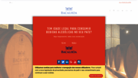 What Bacalhoa.com website looked like in 2019 (4 years ago)