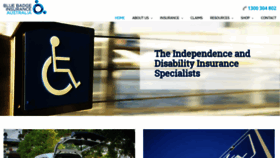 What Bluebadgeinsurance.com.au website looked like in 2019 (4 years ago)