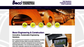 What Bocciengineering.com website looked like in 2019 (4 years ago)