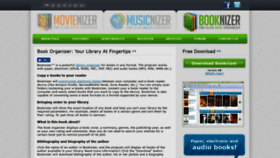 What Booknizer.com website looked like in 2019 (4 years ago)