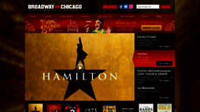 What Broadwayinchicago.com website looked like in 2019 (4 years ago)