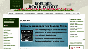 What Boulderbookstore.com website looked like in 2019 (4 years ago)
