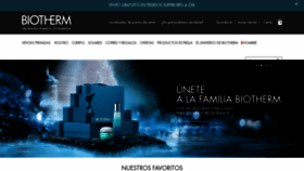 What Biotherm.es website looked like in 2019 (4 years ago)