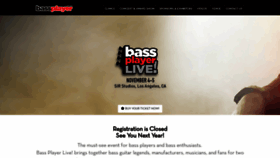 What Bassplayerlive.com website looked like in 2019 (4 years ago)