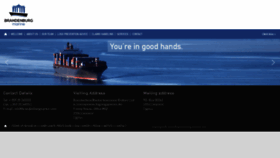 What Brandenburgmarine.com website looked like in 2019 (4 years ago)