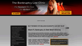 What Bankruptcylawclinic.net website looked like in 2019 (4 years ago)