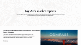 What Bayareamarketreports.com website looked like in 2019 (4 years ago)