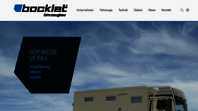 What Bocklet.eu website looked like in 2019 (4 years ago)