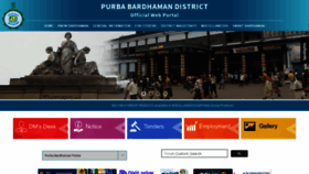 What Bardhaman.nic.in website looked like in 2019 (4 years ago)