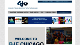 What Bjechicago.org website looked like in 2019 (4 years ago)