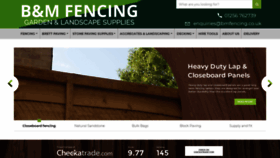 What Bmfencing.co.uk website looked like in 2019 (4 years ago)