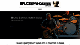 What Brucespringsteenitalia.com website looked like in 2019 (4 years ago)