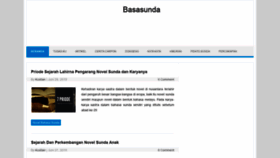 What Basasunda.com website looked like in 2019 (4 years ago)