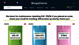What Bongochems.com website looked like in 2019 (4 years ago)