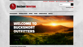 What Bucksnortoutfitters.com website looked like in 2019 (4 years ago)