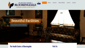 What Bloomingdalehc.com website looked like in 2019 (4 years ago)