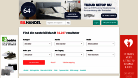 What Bilhandel.dk website looked like in 2019 (4 years ago)