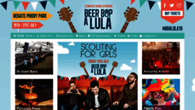 What Beerbopalulafestival.com website looked like in 2019 (4 years ago)