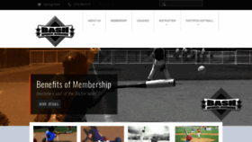 What Bashsportsacademy.com website looked like in 2019 (4 years ago)