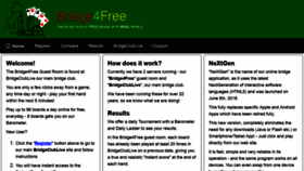 What Bridge4free.com website looked like in 2019 (4 years ago)