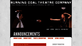 What Burningcoal.org website looked like in 2019 (4 years ago)