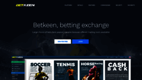 What Betkeen.com website looked like in 2019 (4 years ago)