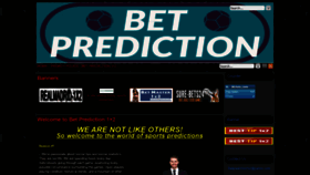 What Bet-prediction1x2.com website looked like in 2019 (4 years ago)