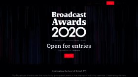 What Broadcastawards.co.uk website looked like in 2019 (4 years ago)