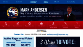 What Bayvotes.org website looked like in 2019 (4 years ago)